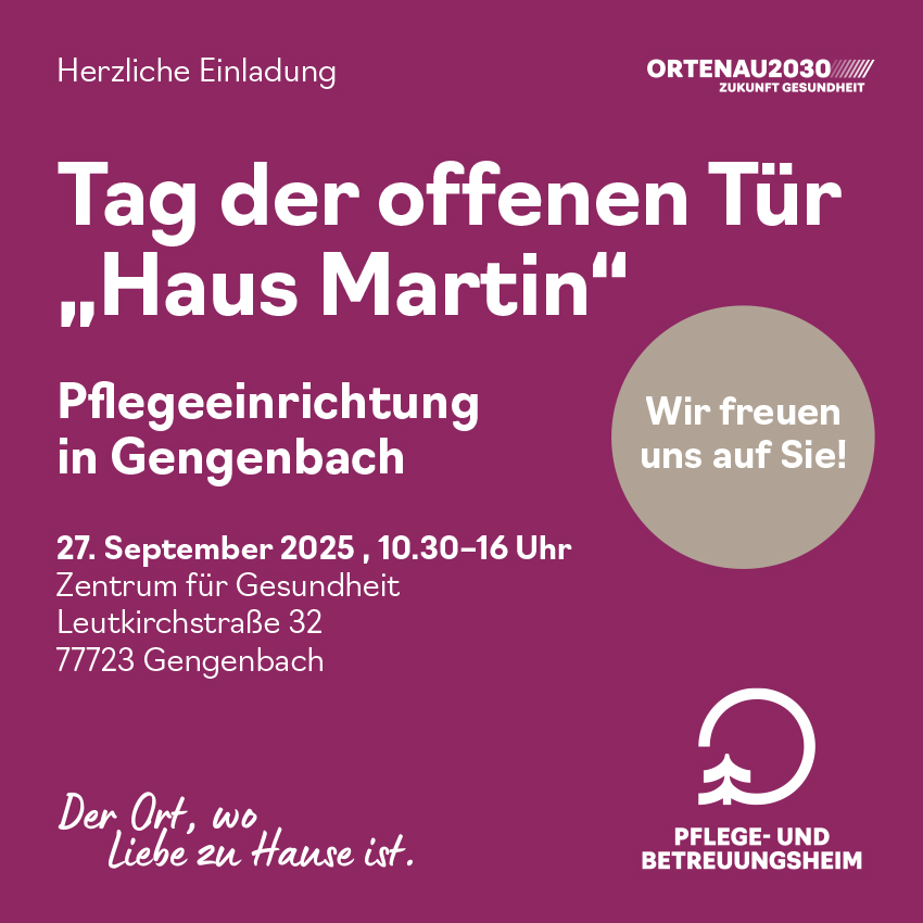 Teaser: Tag der offenen Tür "Haus Martin"